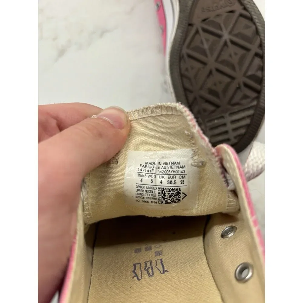 Converse Chuck Taylor All Star OX‎ Low Top Solid Bubblegum Pink Womens Size 6